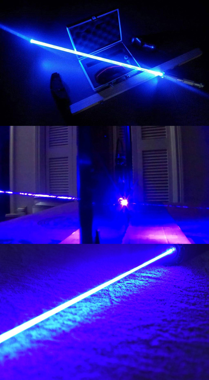 Puntatore laser blu più potente