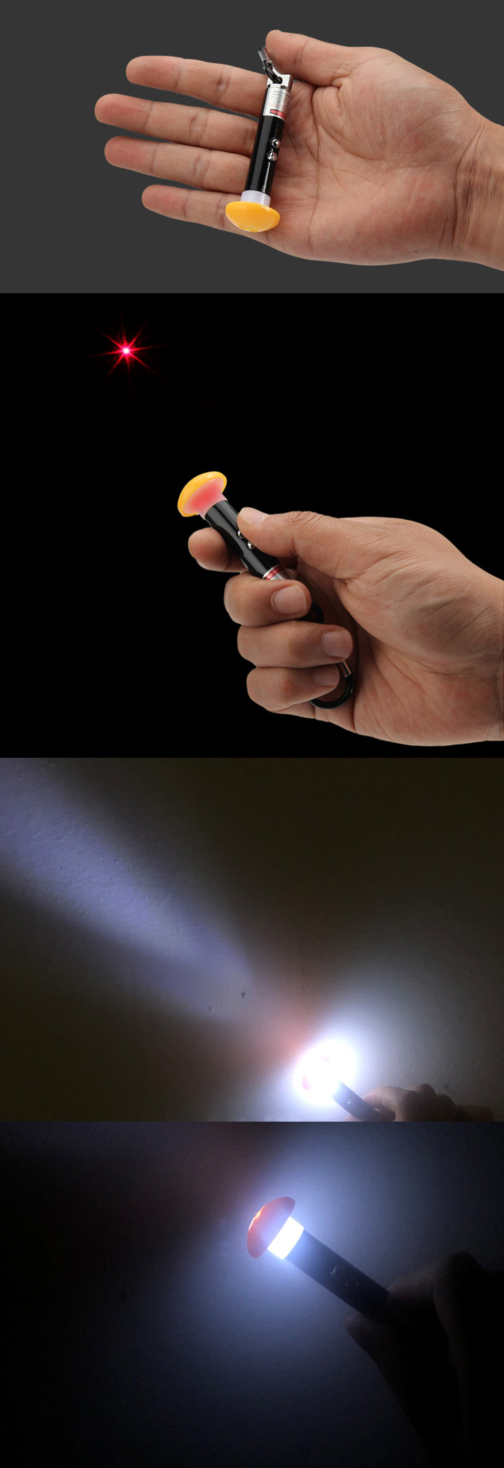 Puntatore laser con LED