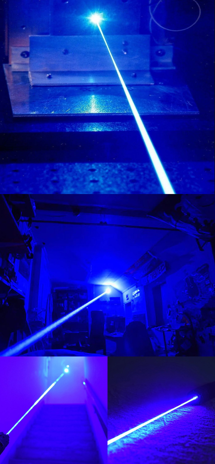 puntatore laser blu più potente