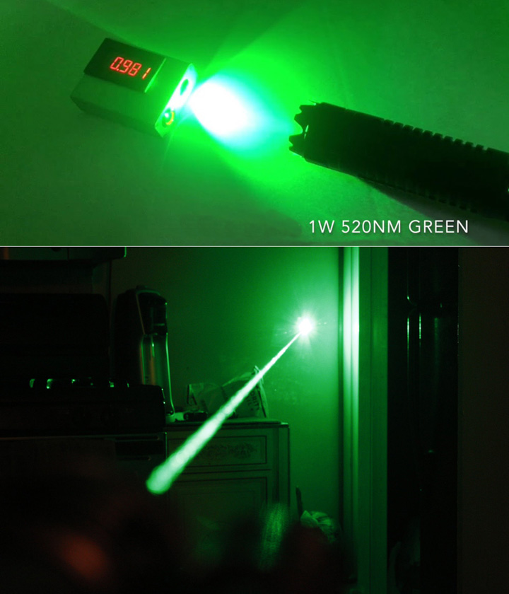 laser verde forte