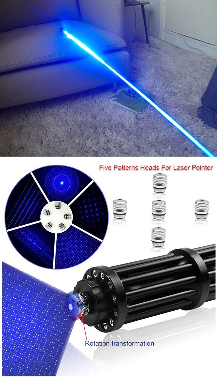 laser blu super potente