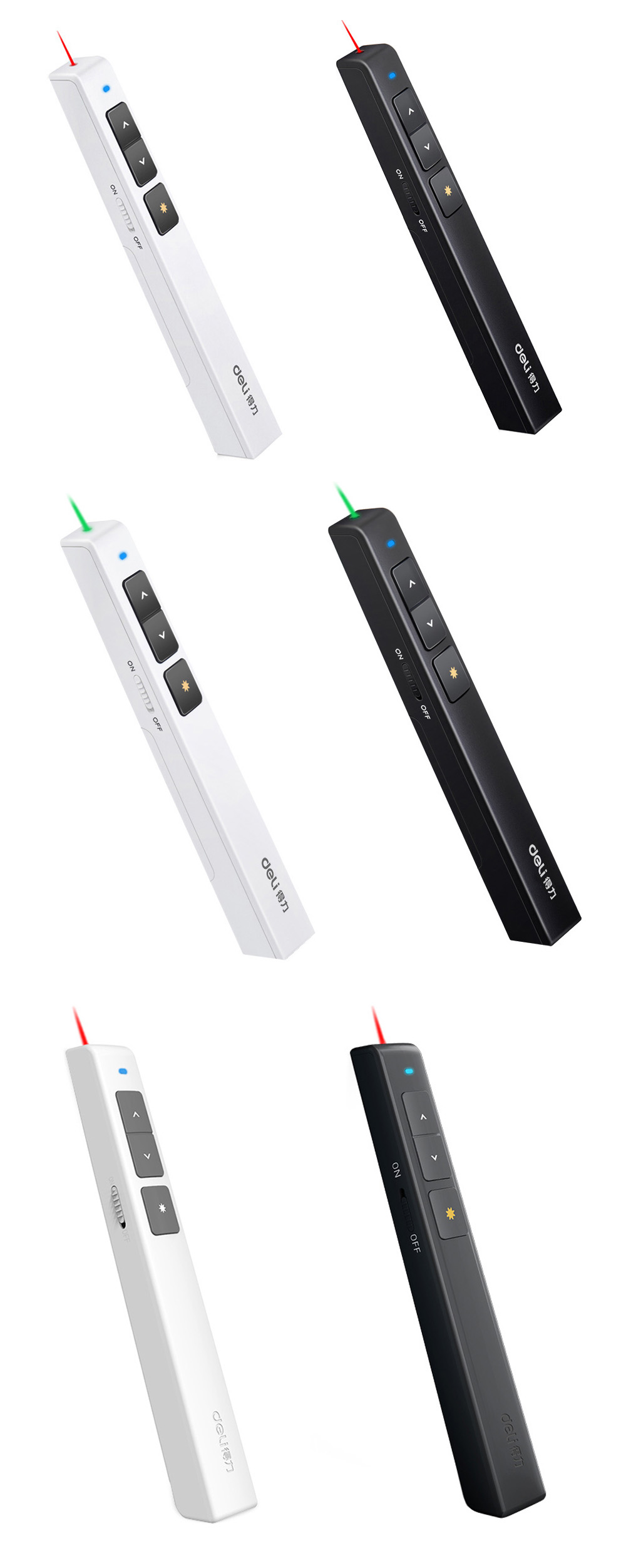 Puntatore laser rosso/verde per presentazioni