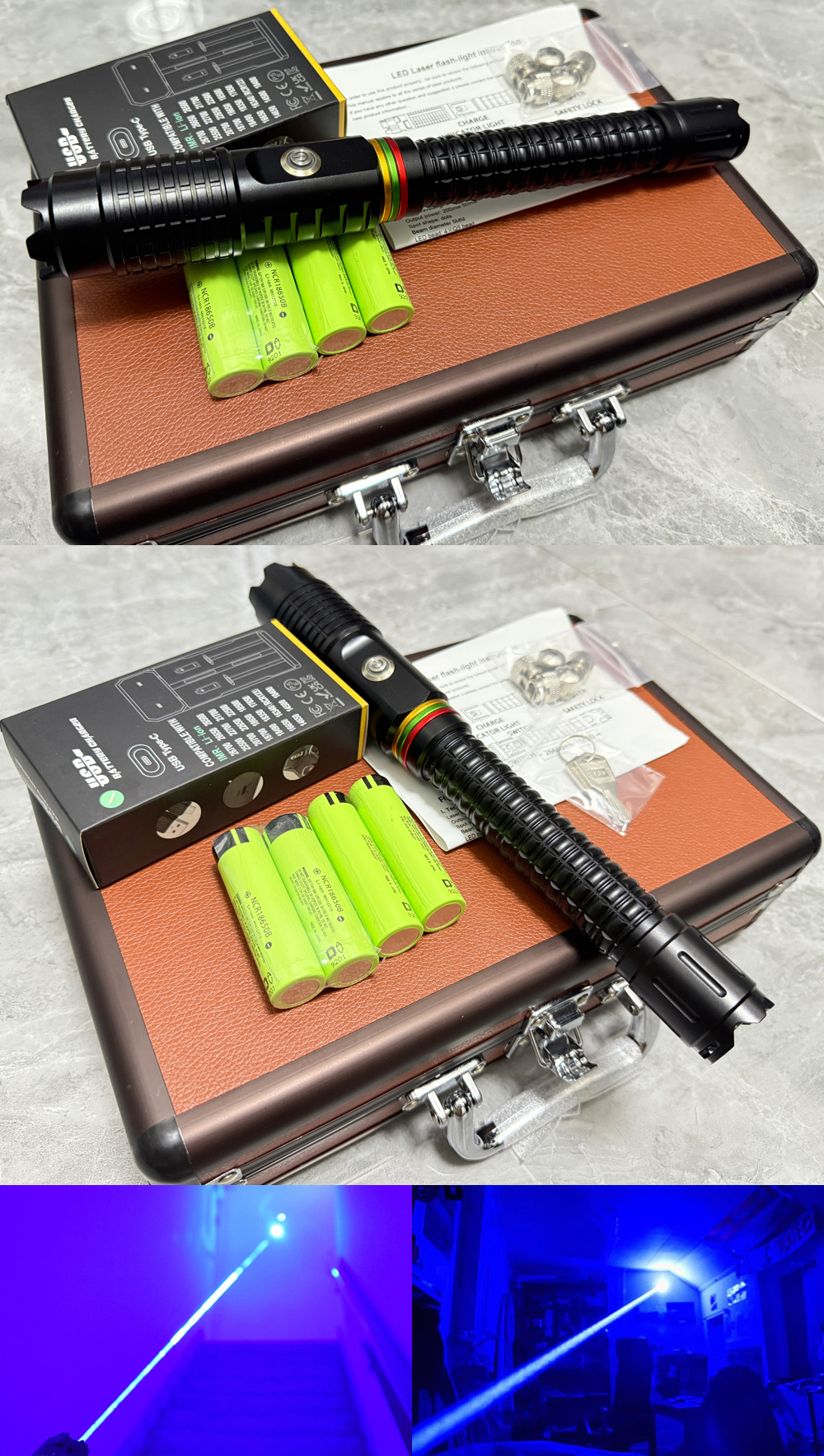 Puntatore laser blu accessibile e professionale