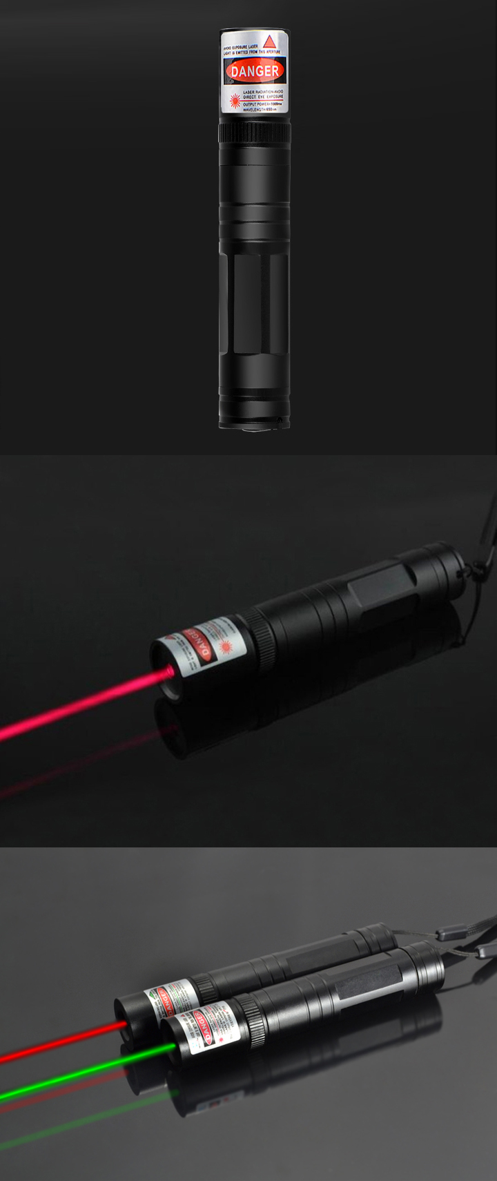 puntatore laser rosso 650nm