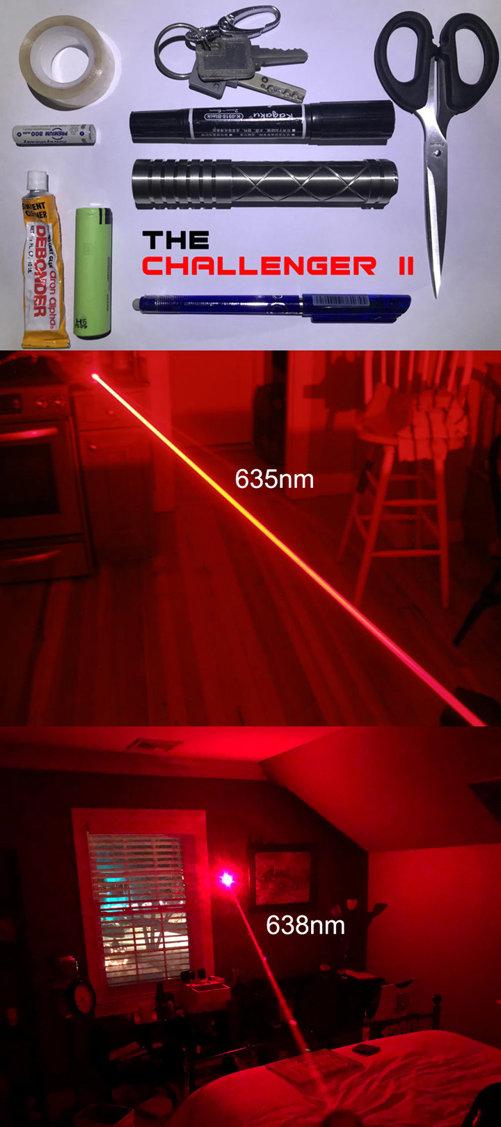 laser rosso potente 635nm/638nm