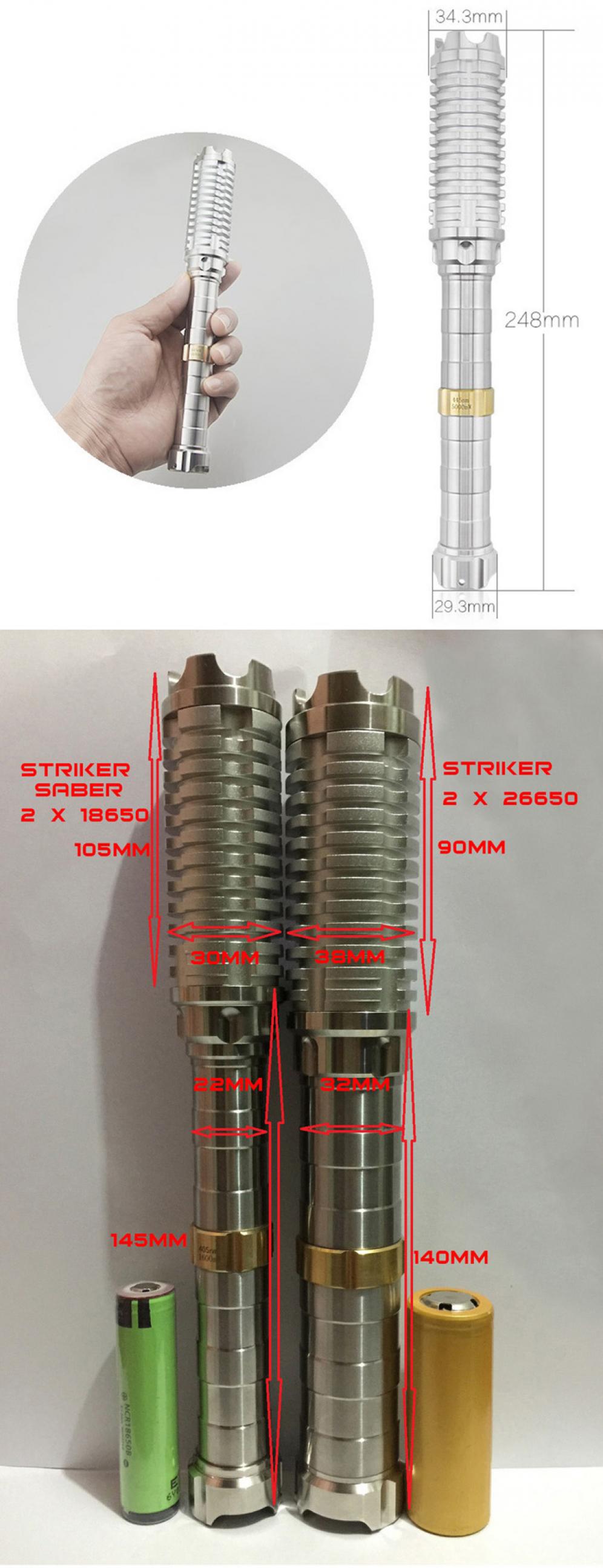 puntatore laser rosso 635nm / 638nm