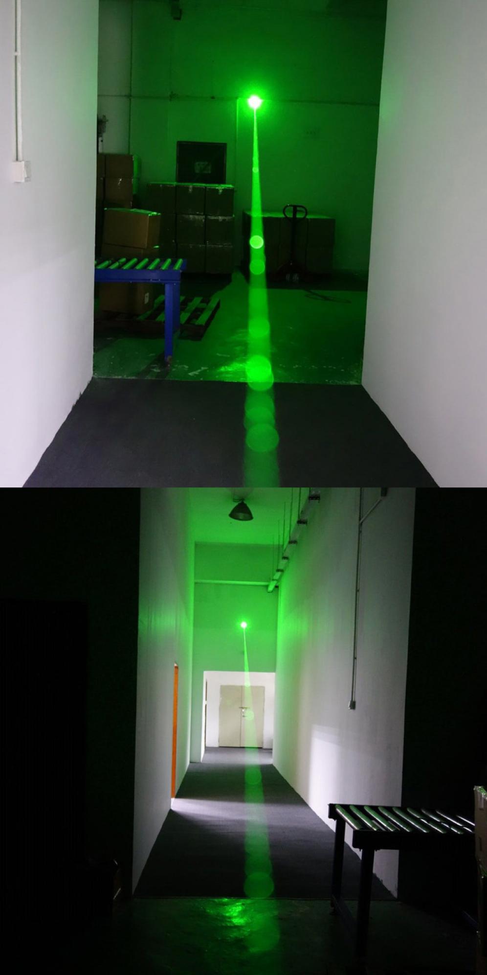 potente puntatore laser verde