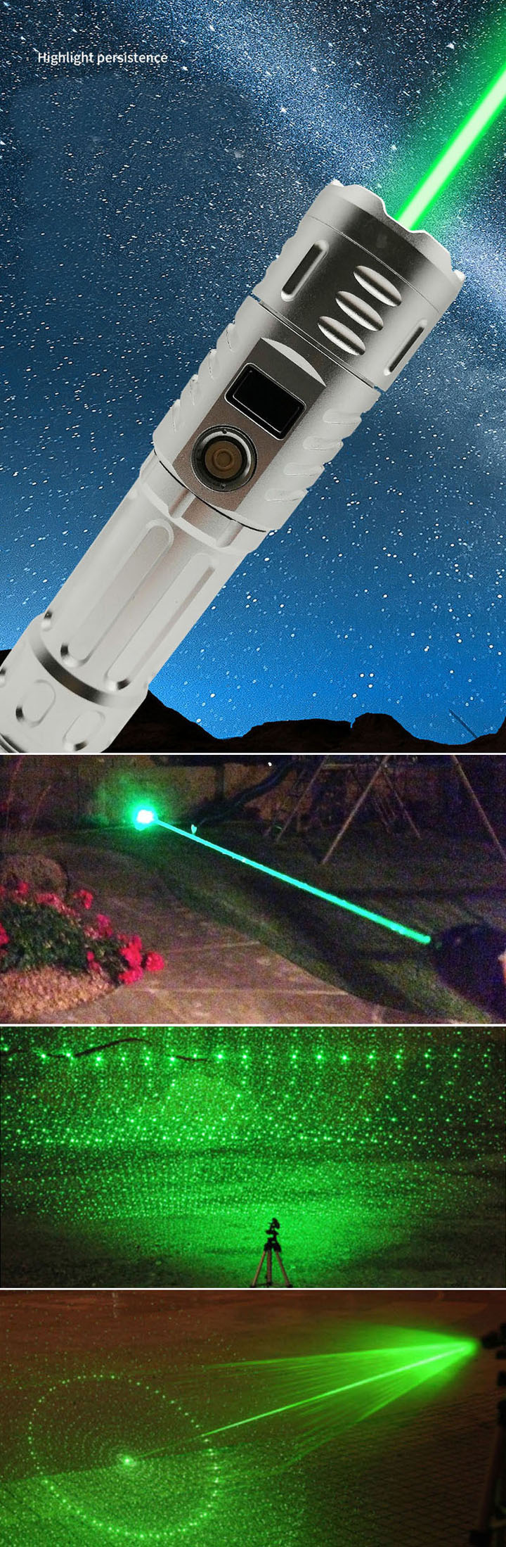 Puntatore laser verde 1200mW