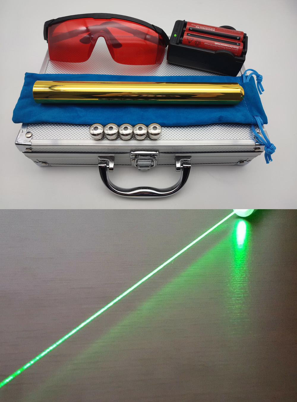 Puntatore laser verde 500mW