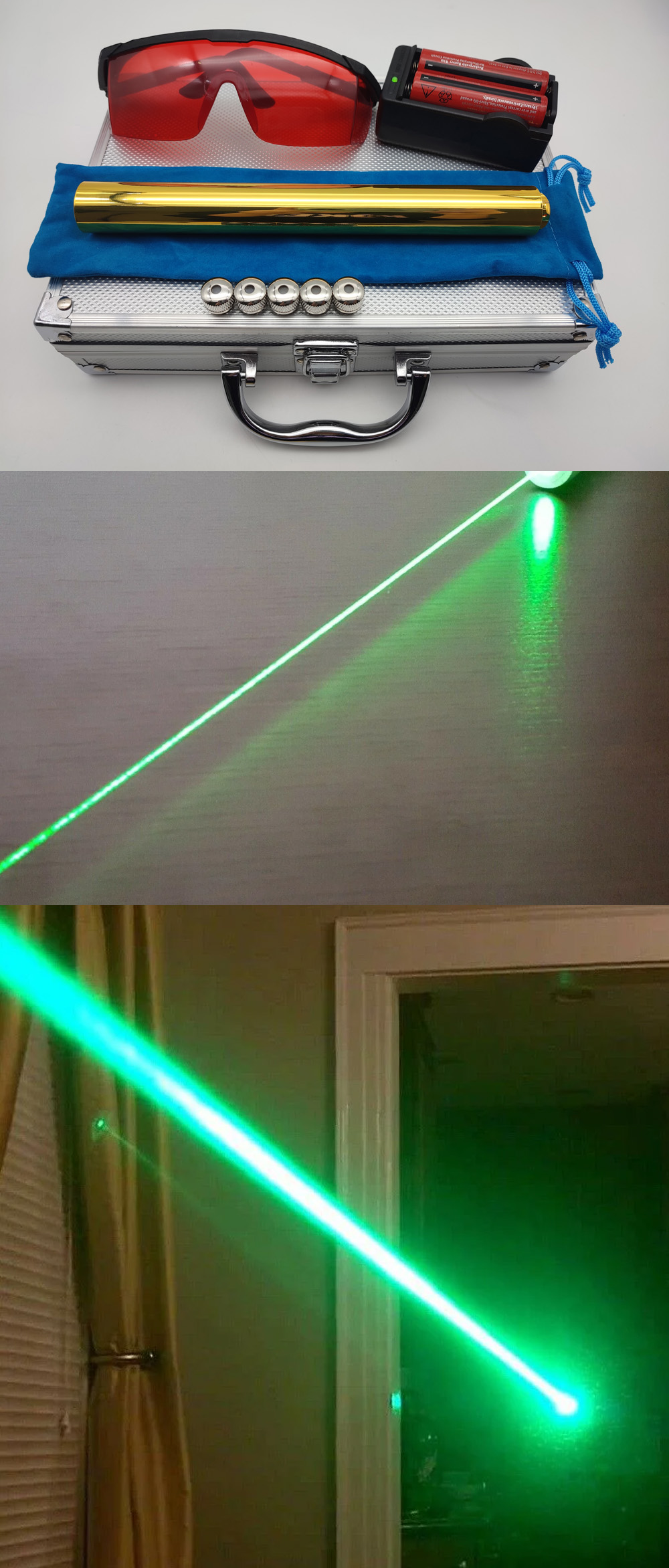 Puntatore laser verde 1W