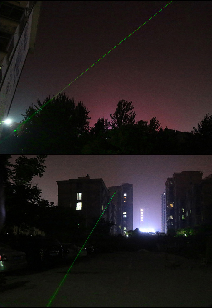 Puntatore laser verde 2 km