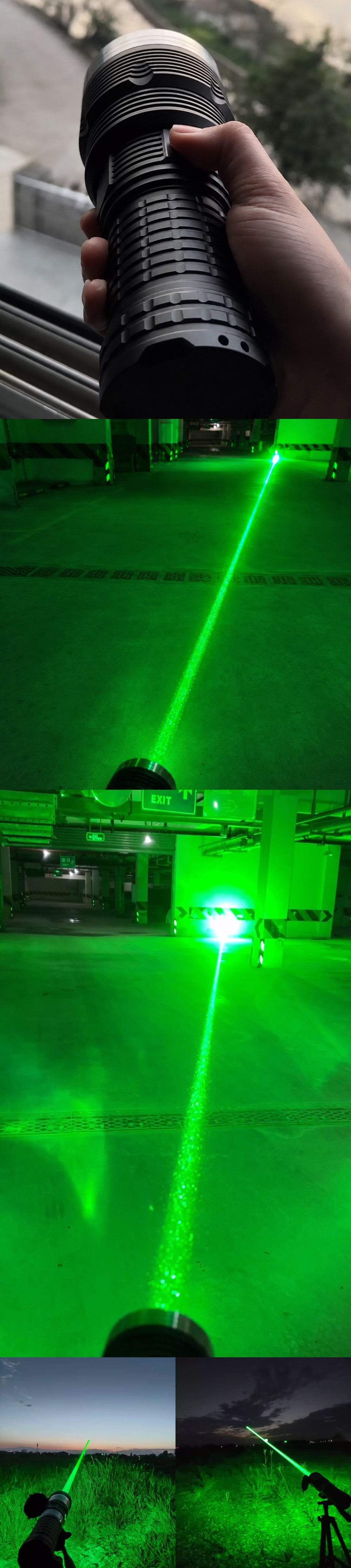 Puntatore laser verde più potente al mondo