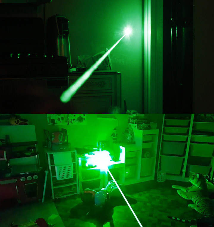 puntatore laser verde super potente
