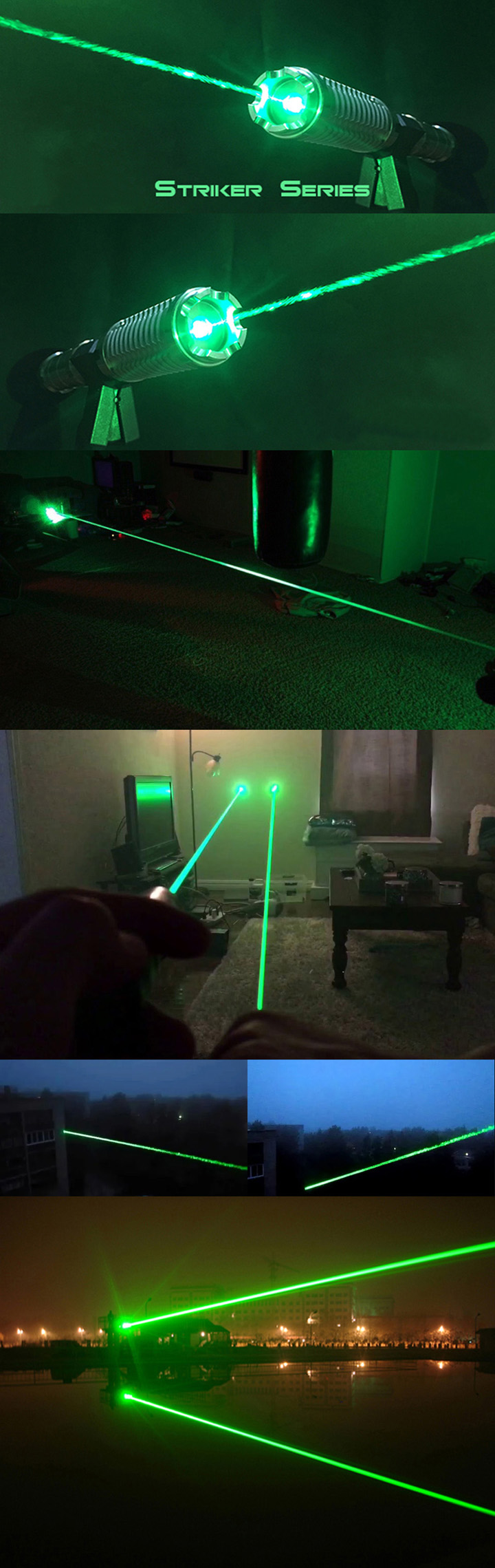 laser verde potente