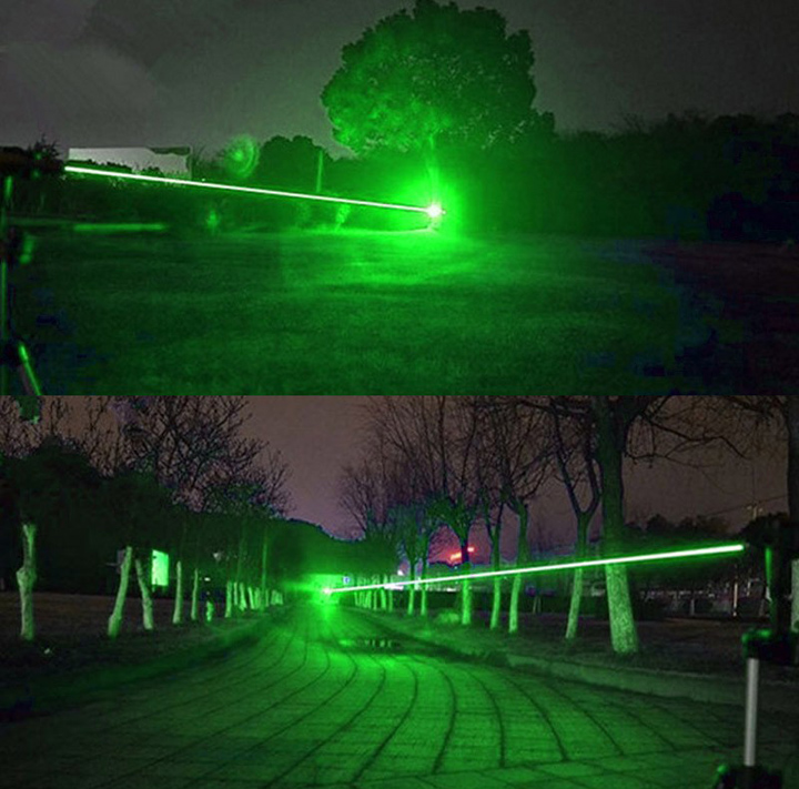 Puntatore laser verde subacqueo
