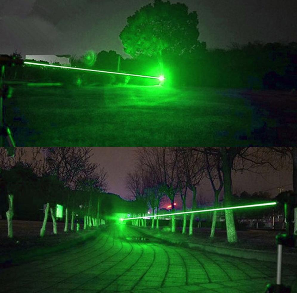 Puntatore laser verde subacqueo