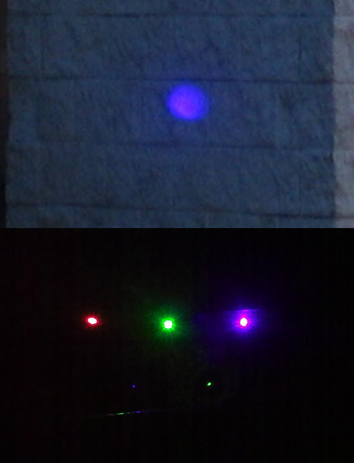 puntatore laser viola 100mW