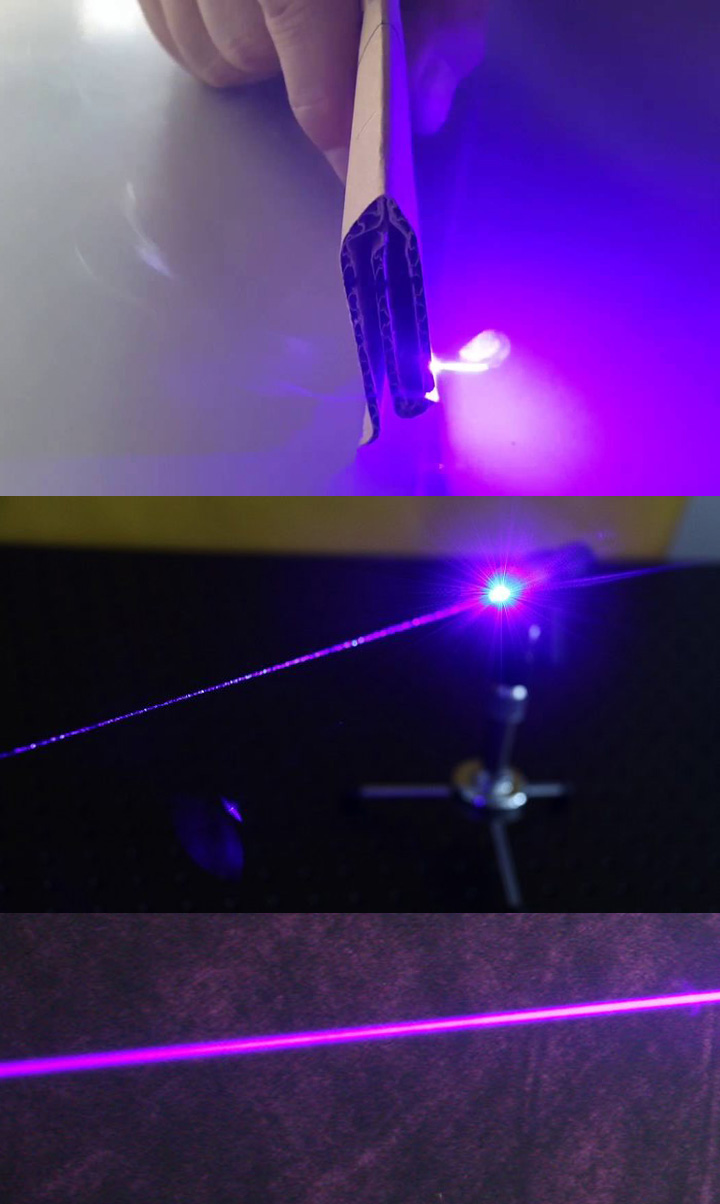 laser viola potente