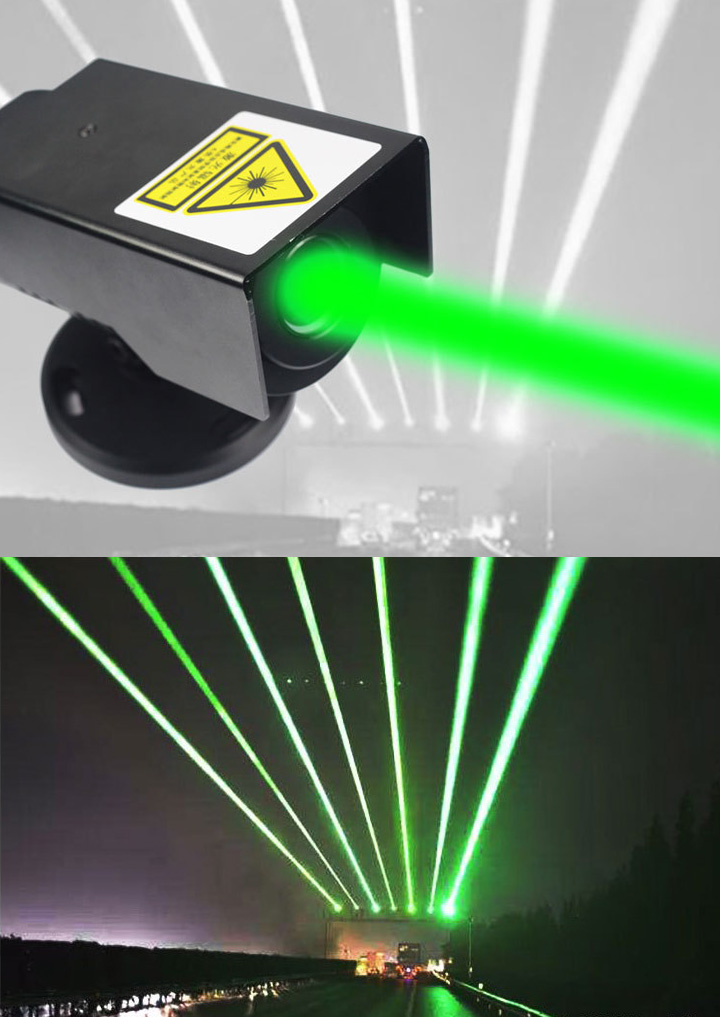 Spia luminosa laser