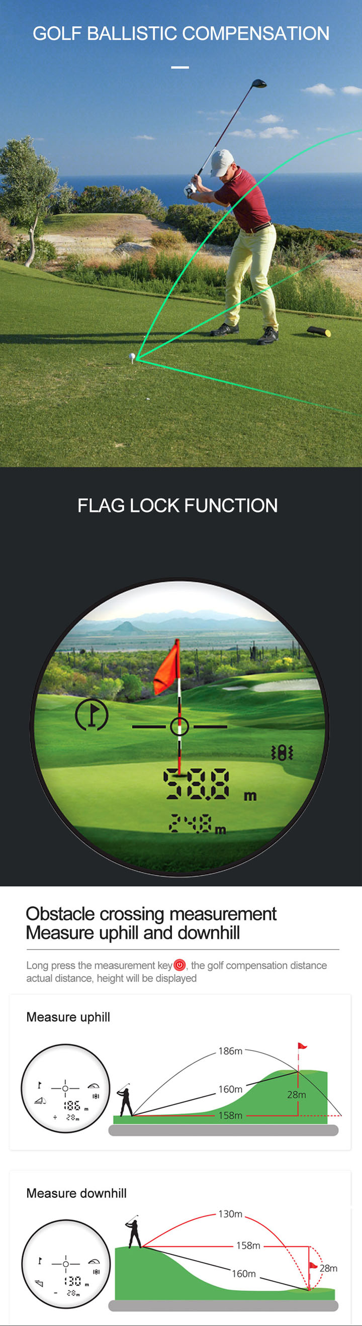 telemetro laser per golf