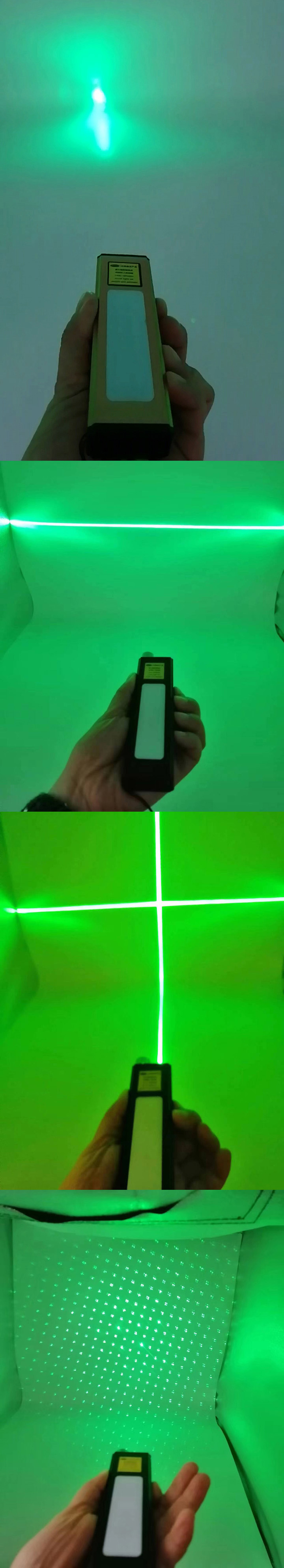 Torcia LED con laser verde