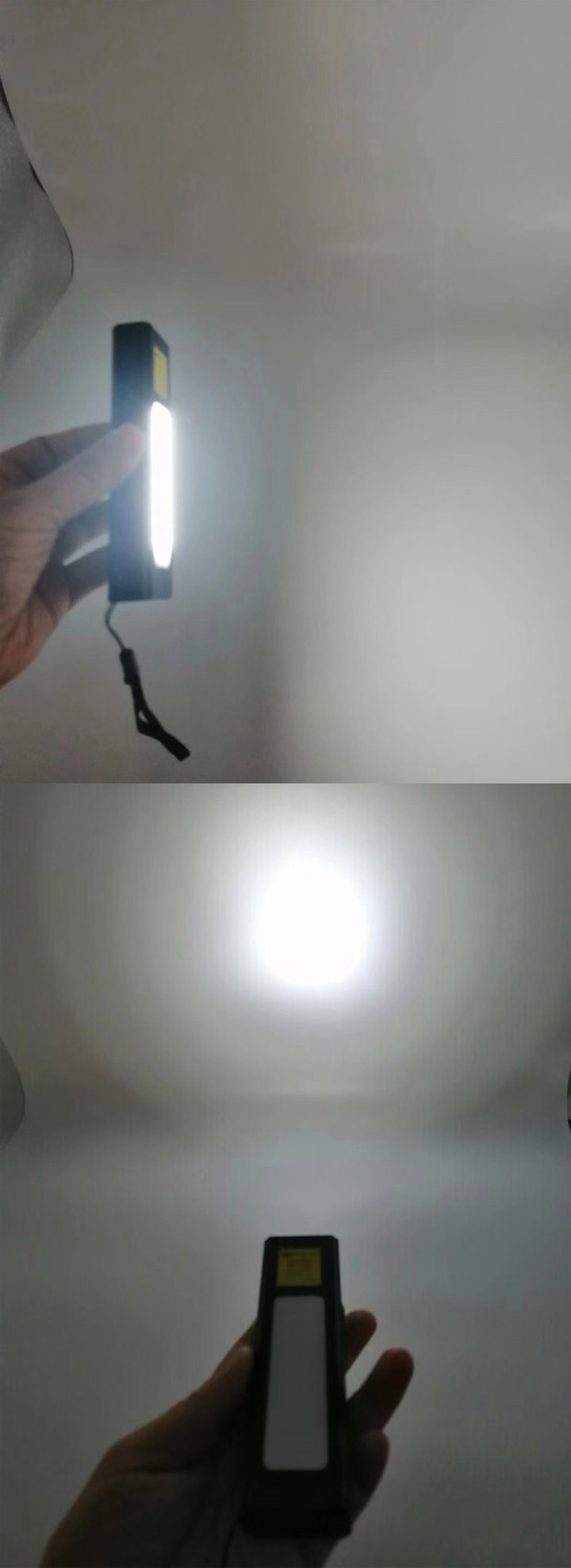 Torcia LED con puntatore laser
