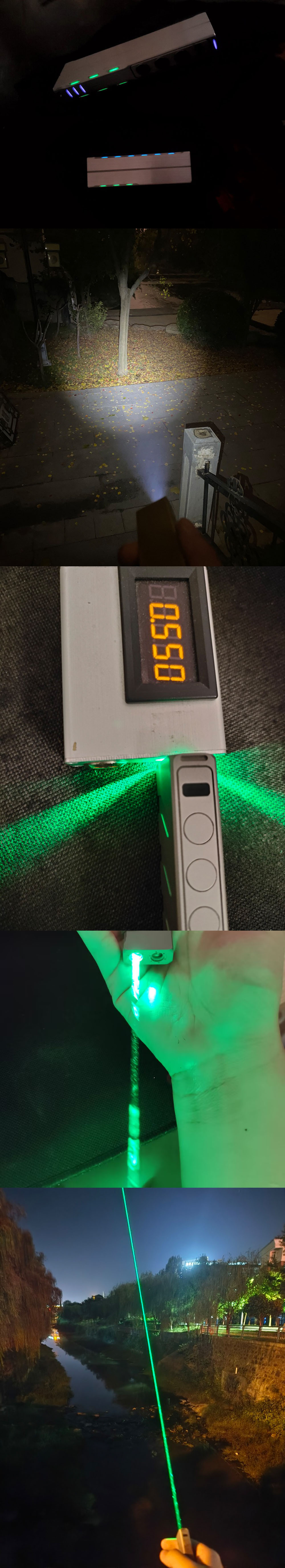Torcia laser verde ad alta potenza