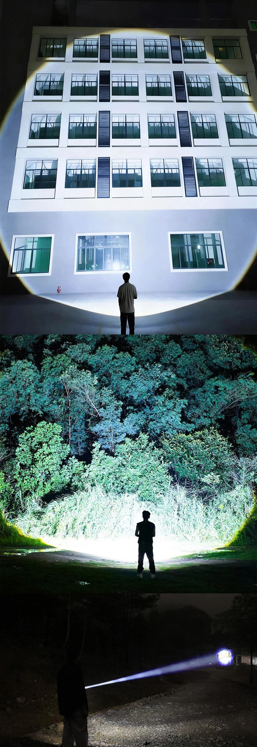 Torcia laser bianca per esterni