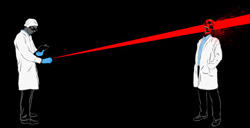 Può il puntatore laser potente uccidere un essere umano?