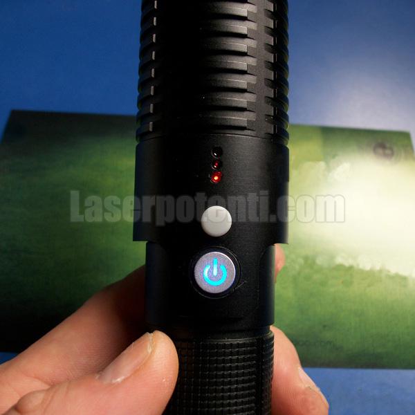 Puntatore laser blu, 5000mW, ultra potente