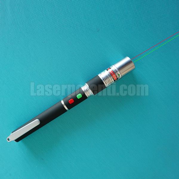 penna laser, laser 5mW, due colori