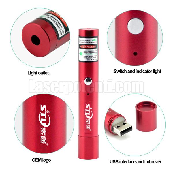 puntatore laser USB, laser viola