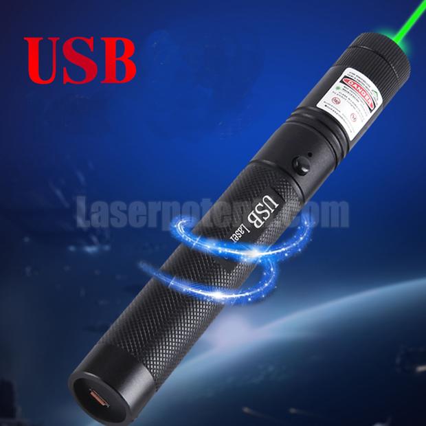 puntatore laser USB, laser verde, 200mW