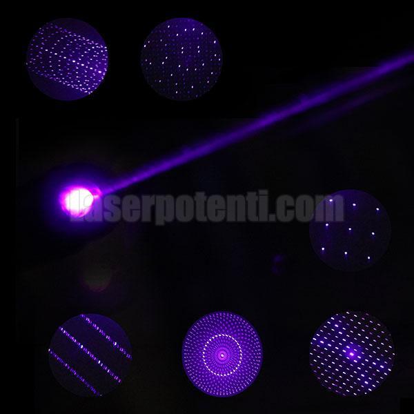 puntatore laser viola, 200mW, 405nm
