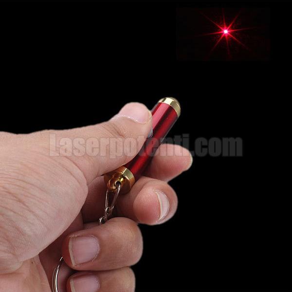 lampada laser, mini, rossa