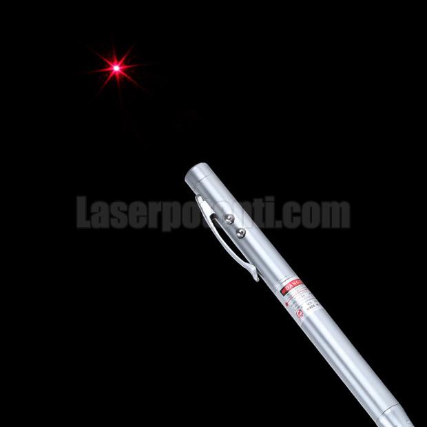 penna laser rosso, 20mW, LED