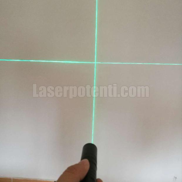 puntatore laser verde, linea, croce, 520nm