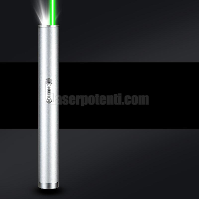 penna laser verde USB, torcia