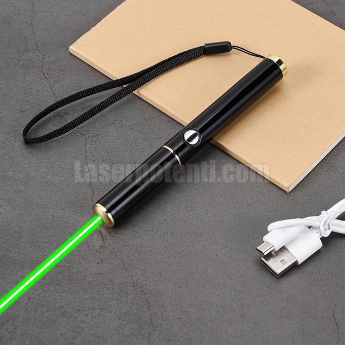 penna laser USB, luce verde