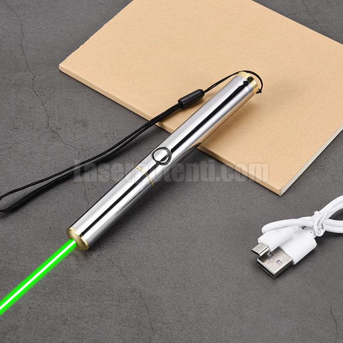 penna laser USB, luce verde