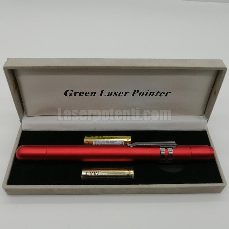 penna puntatore laser rosso