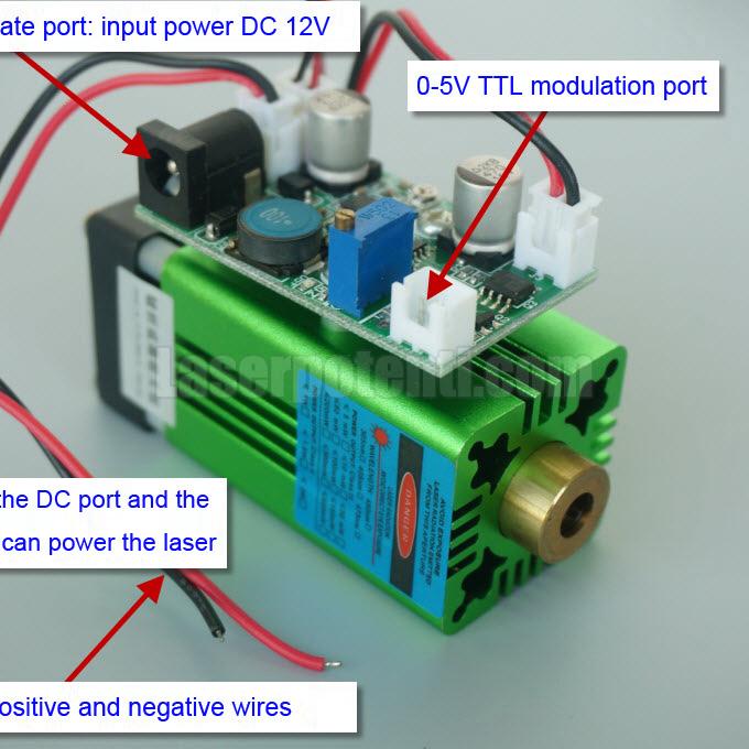 modulo laser verde 532nm