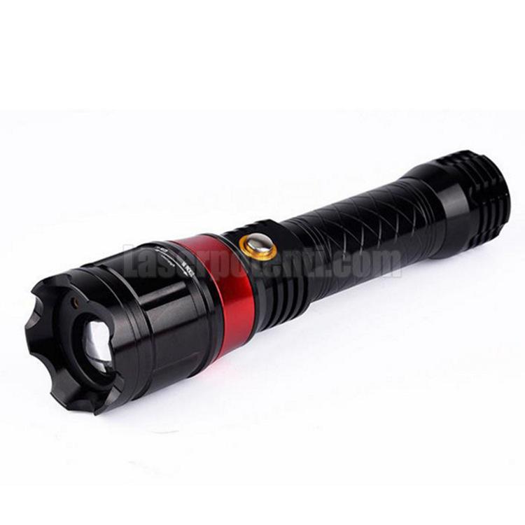 Torcia LED con puntatore laser rosso