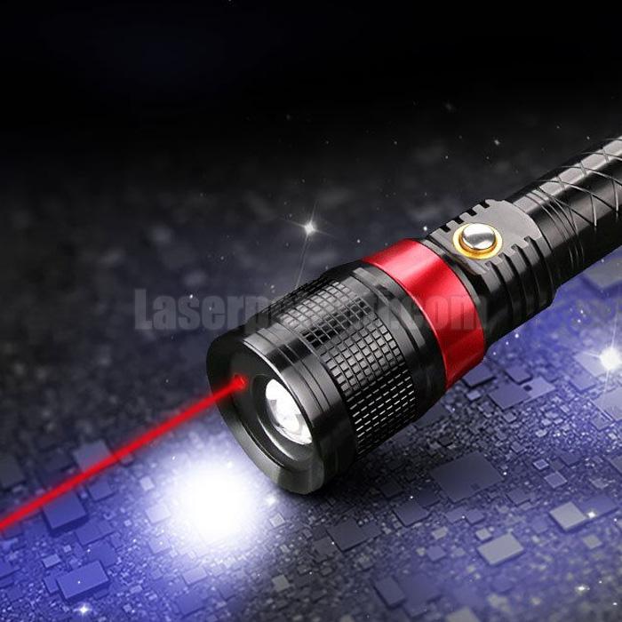 torcia LED con laser