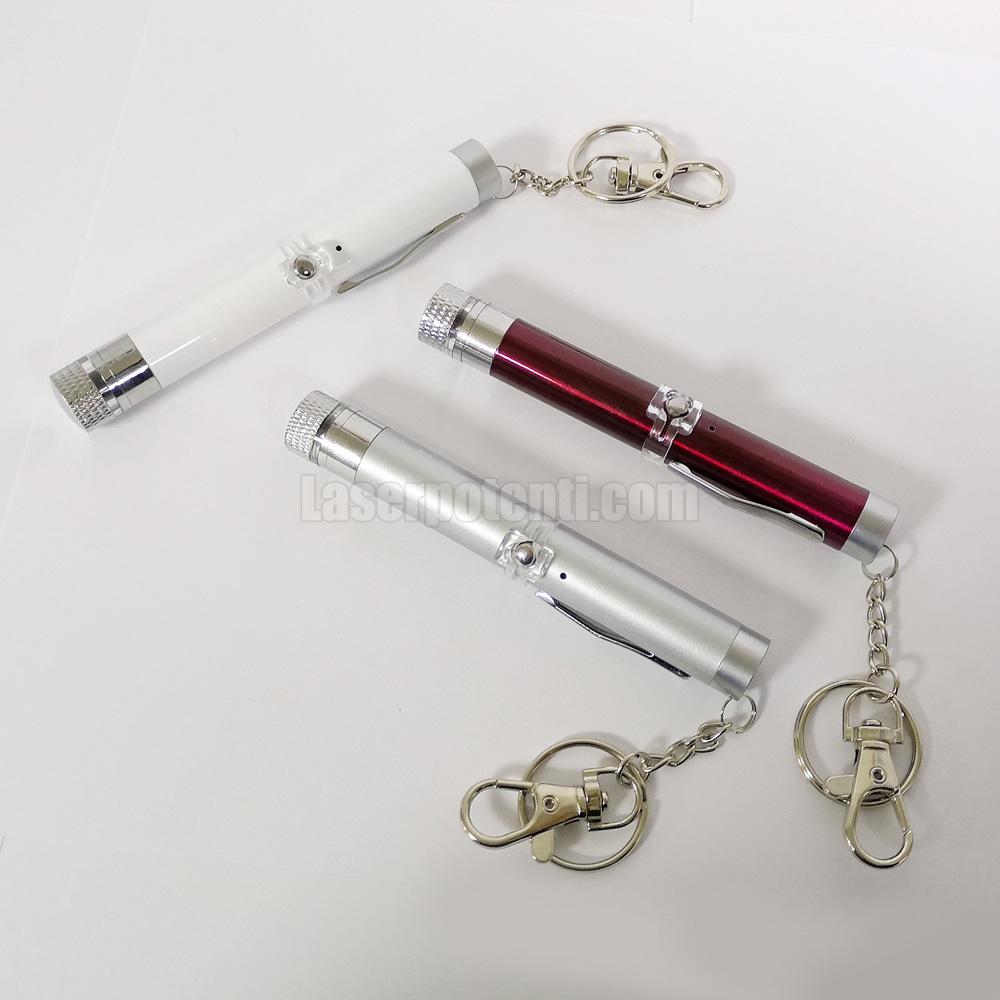 Mini penna laser rossa USB 100mW 650nm con disegni