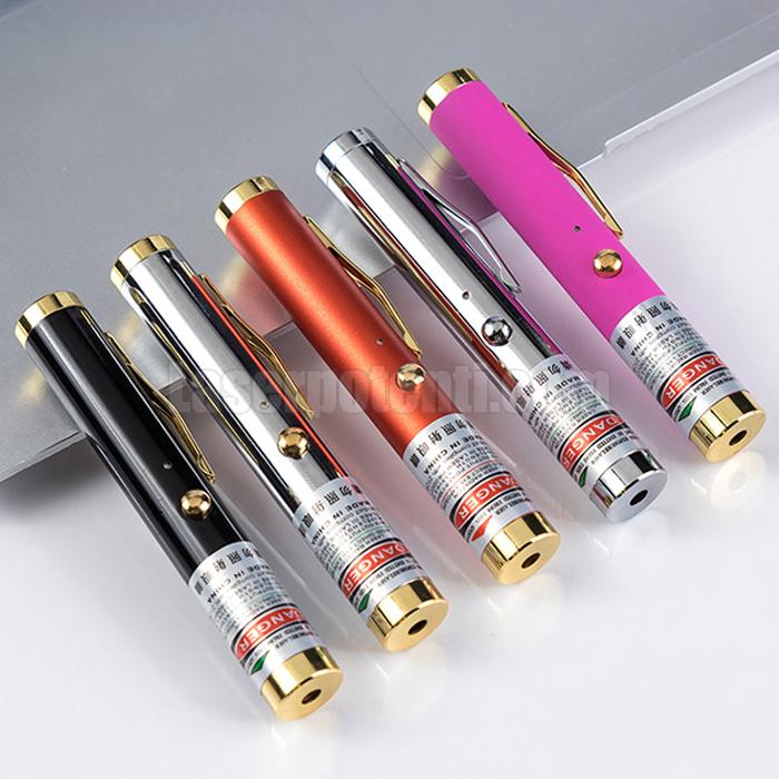 Mini penna laser rossa USB ricaricabile 650nm 150mW