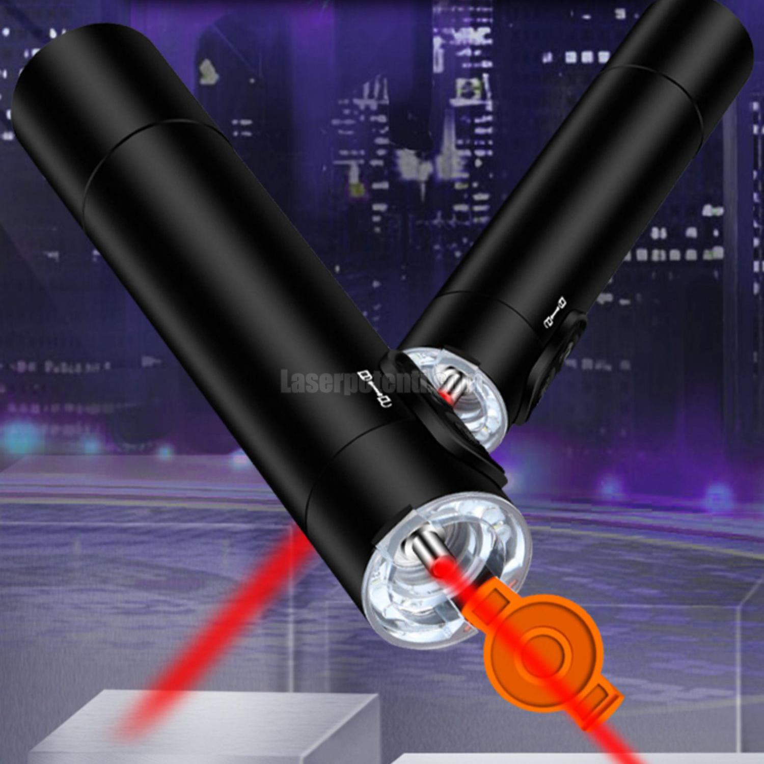 Puntatore laser fibra ottica lunga distanza 50 km con illuminazione a LED