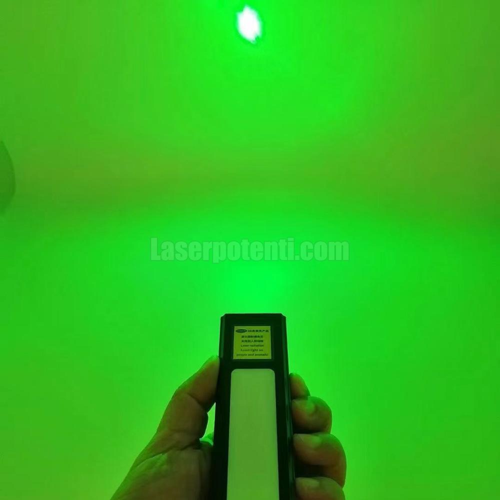 torcia LED con puntatore laser verde