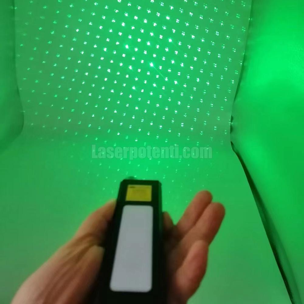 torcia LED con puntatore laser verde