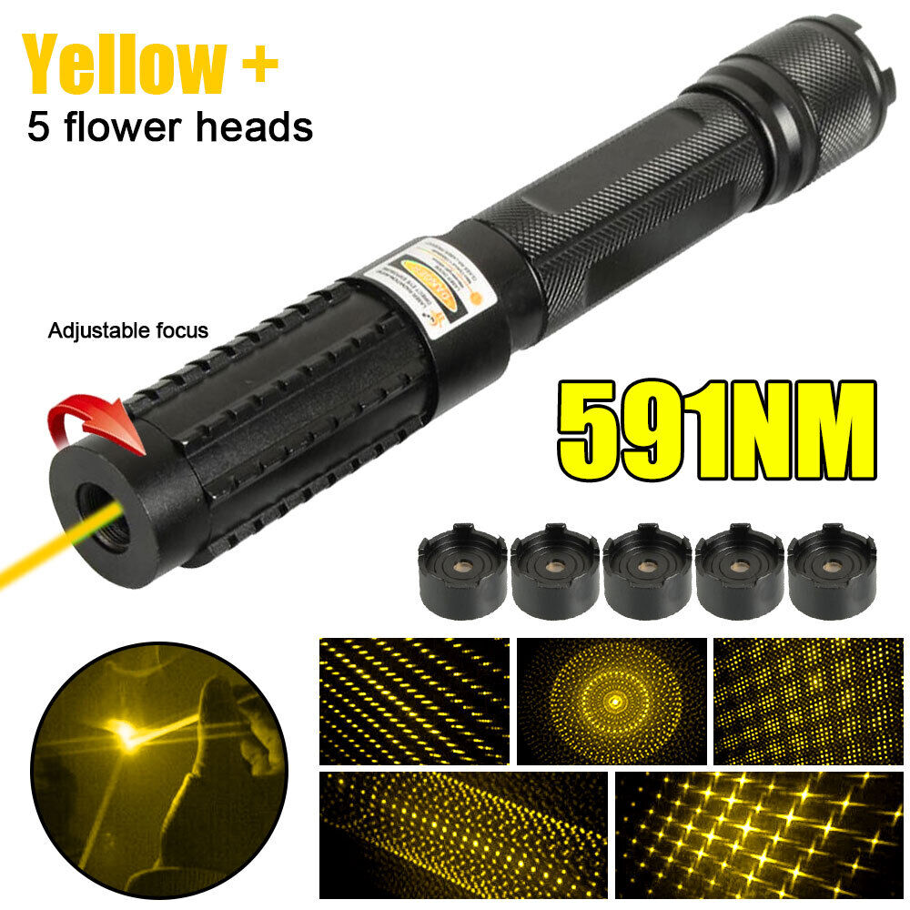 puntatore laser giallo 591 nm